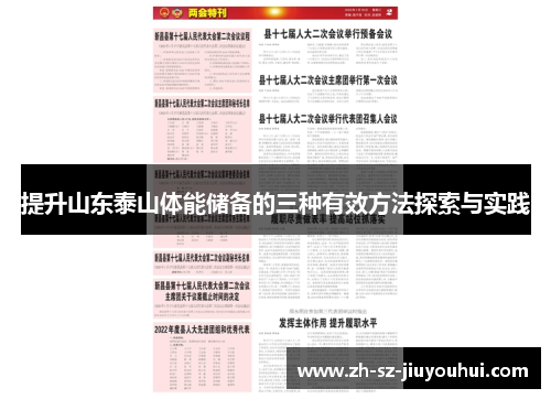 提升山东泰山体能储备的三种有效方法探索与实践
